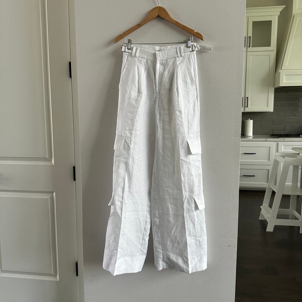 Parentezi cozy pants linen white New Size Small - Picture 5 of 9